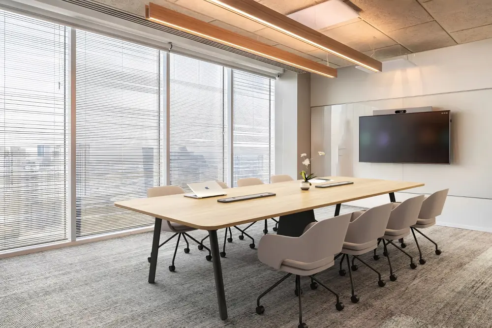 OPUS 2.0 table in a finished space