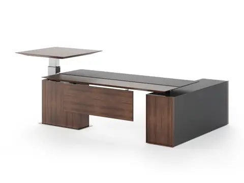 Capri-T, desk, executive office furniture