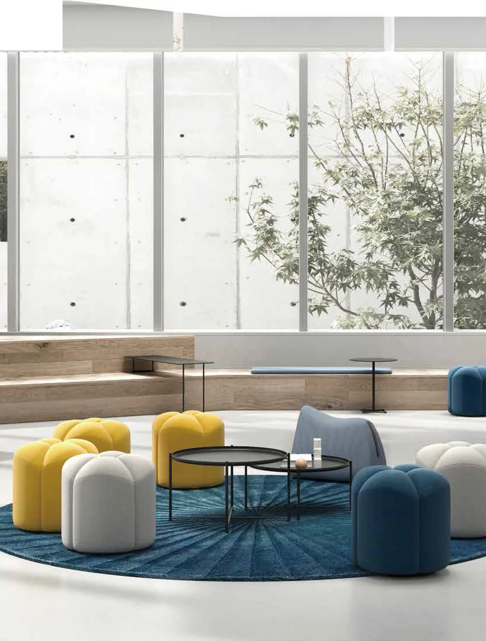 RANCH, pouffes and ottoman, lounge furniture