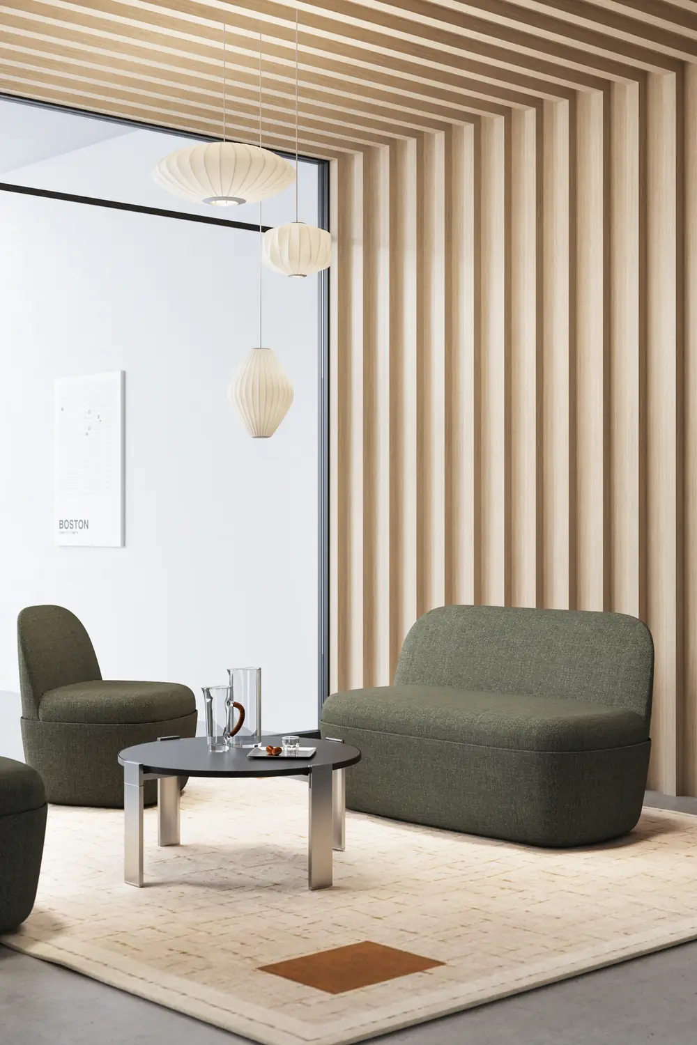 SALI armchair in a finished space