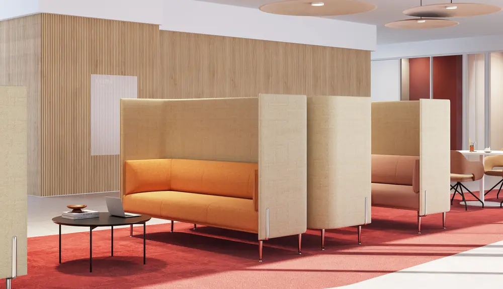 Tranquo acoustic pod in a finished space