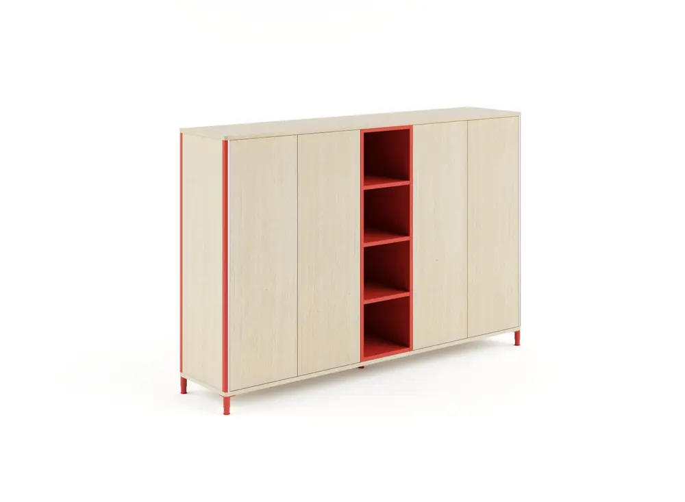 FLEX Executive desk hutch, credenza, storage furniture