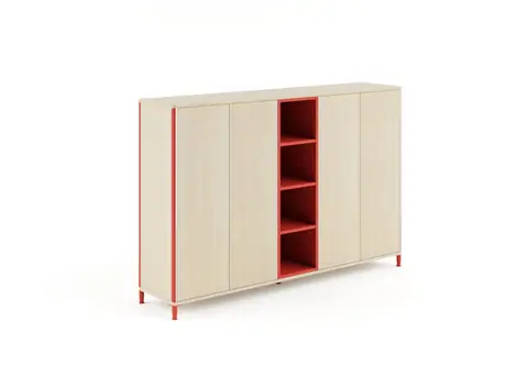 FLEX Executive desk hutch, credenza, storage furniture