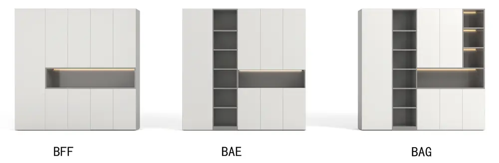 Highwall cabinets cabinet seen from a second angle