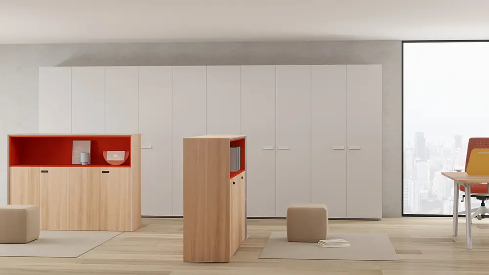 OPUS Storage Cabinet cabinet seen from a second angle