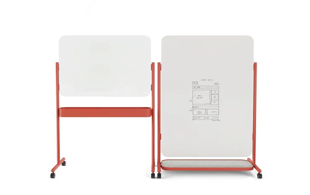 Flex Whiteboard writing board seen from a second angle
