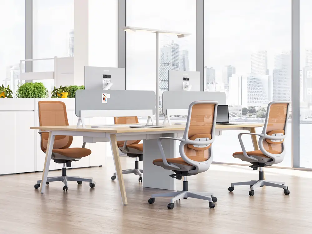 DUAL desk seen from a second angle
