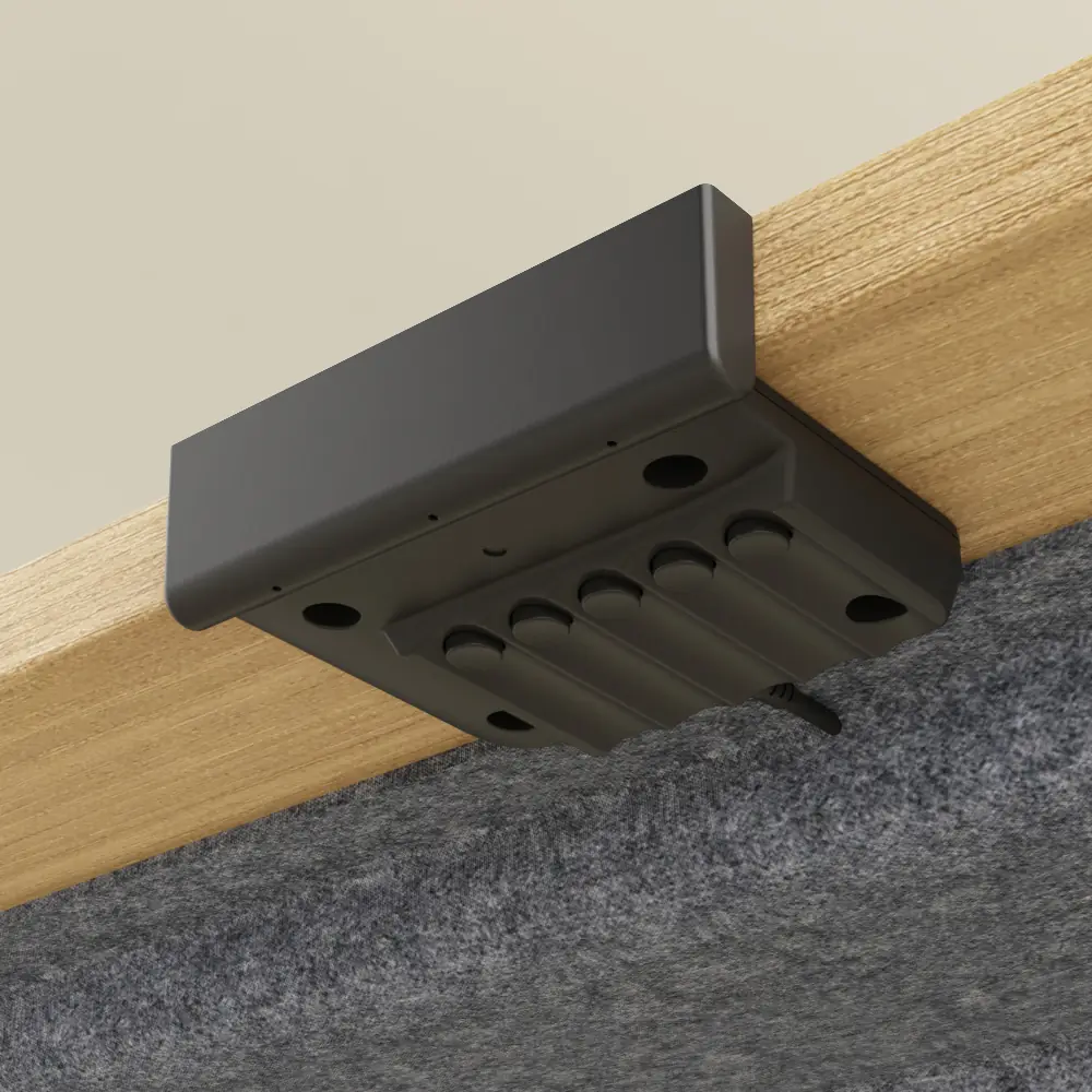 Trio desk seen from a second angle