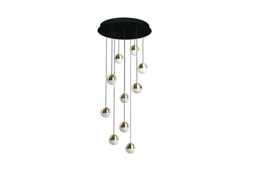 Moon10, chandelier, ceiling hanging lighting