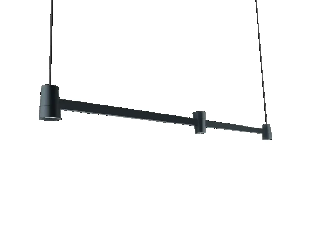 Segno, linear, ceiling hanging lighting