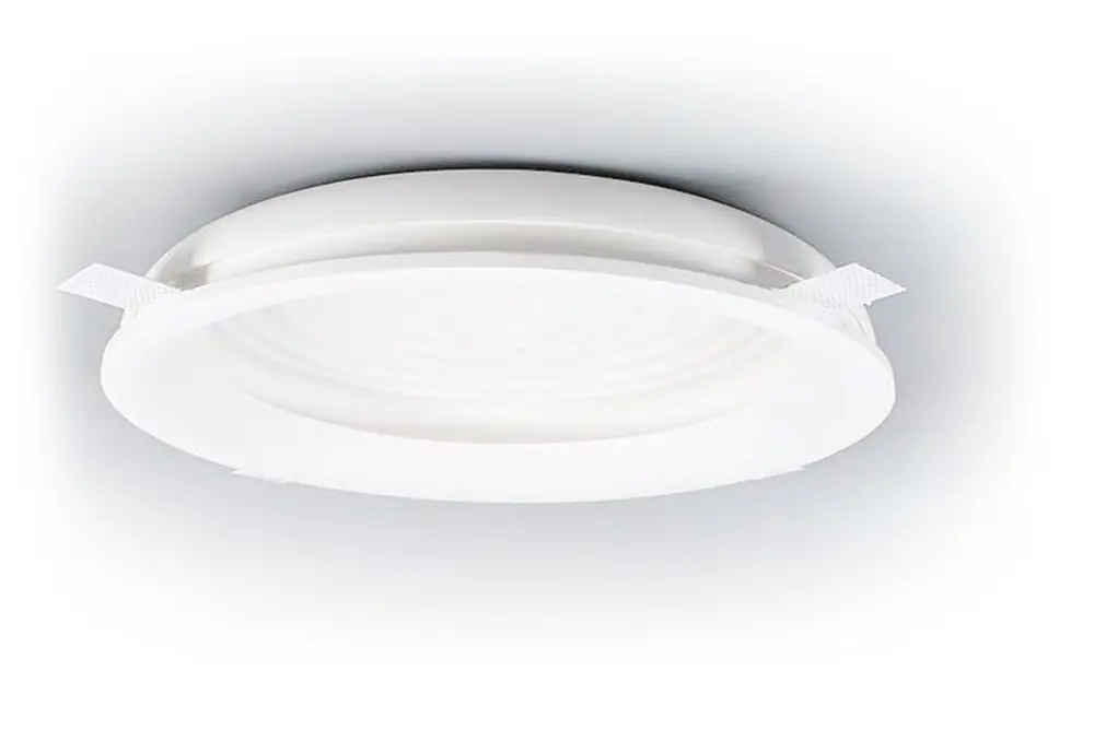 Concave, panel, ceiling recessed lighting