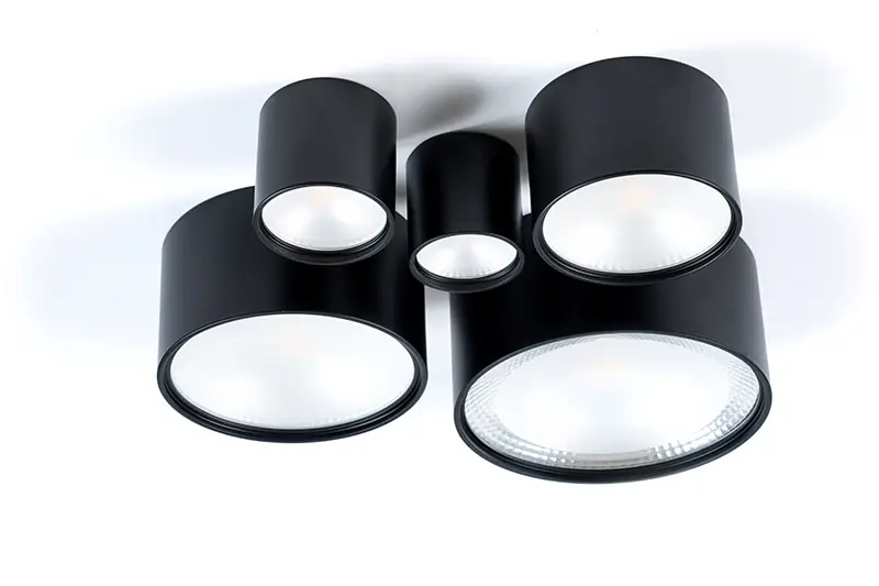 CylinderB, spotlight, ceiling surface lighting